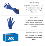 Evolve Nitrile Exam Gloves (Case of 10 boxes, 300 count per box)